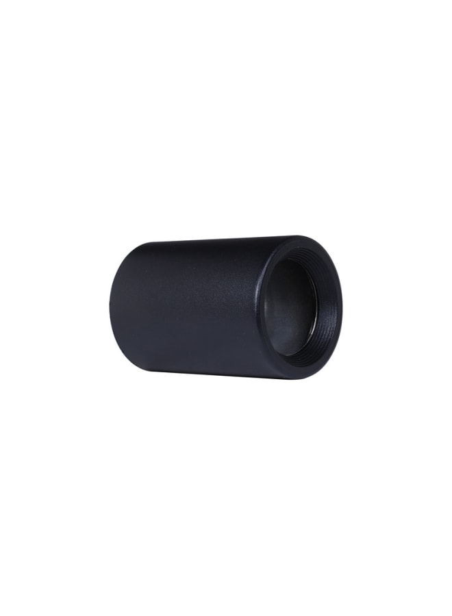Jana Light Empty Round Black Aluminum Cylinder with Stepped Ring, 10 cm – Jana Light - Image 2